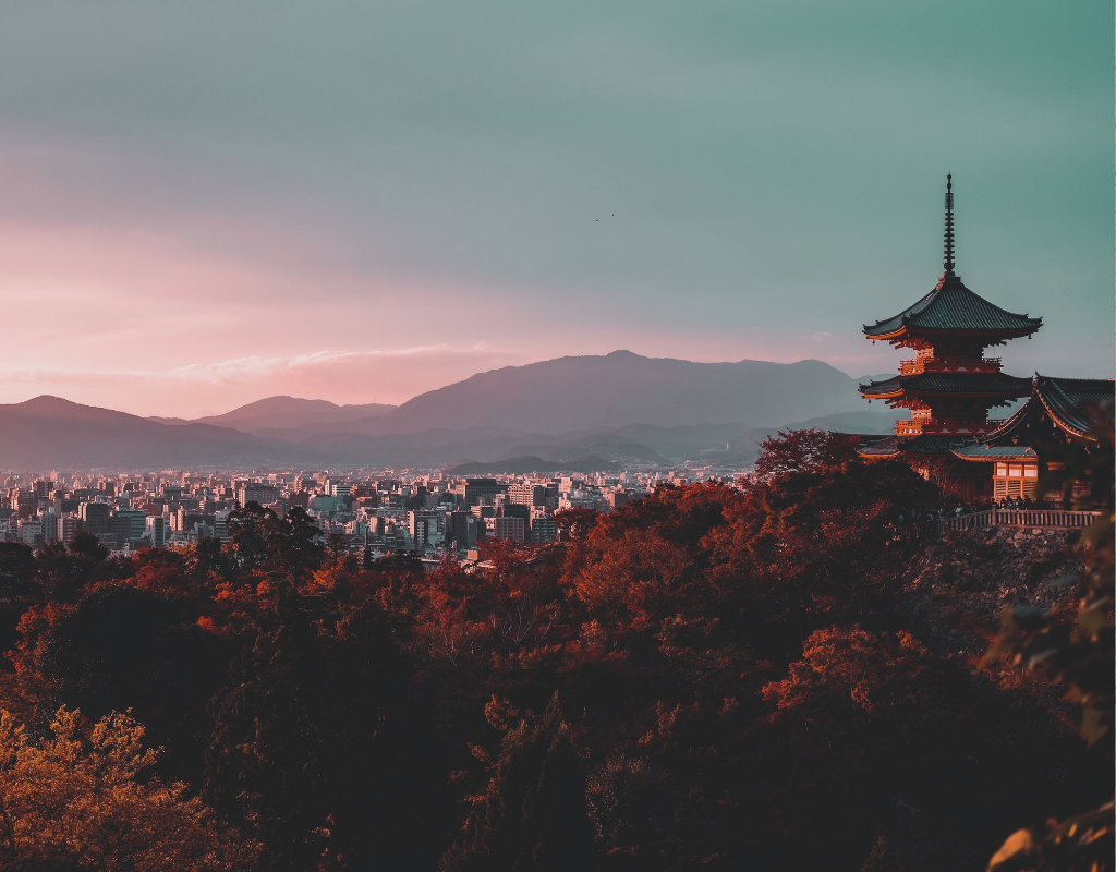 autumn foliage in Kyoto