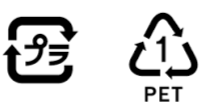 the mark to show the product is plastic