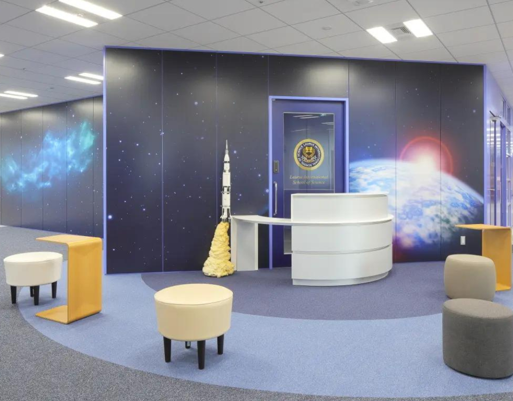 The 10th floor is themed 'Ad Astra'