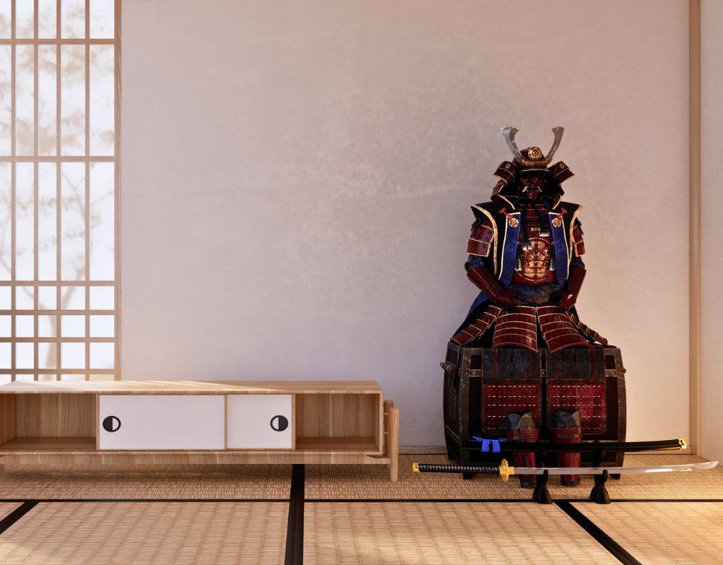 Samurai Armor and Helmet