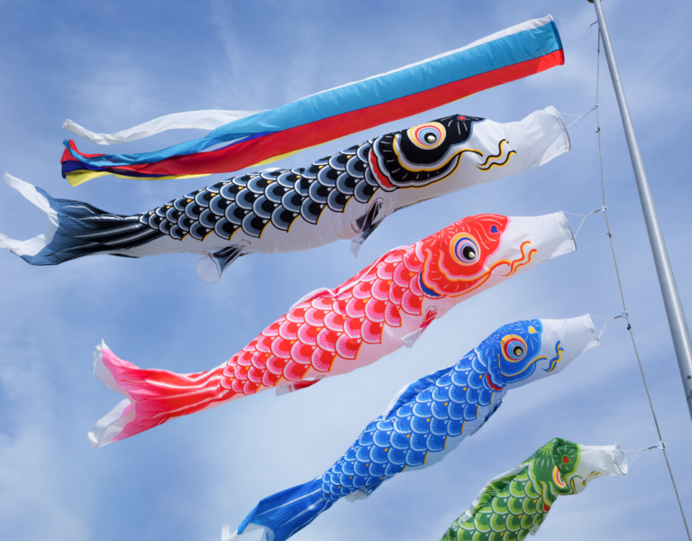 Koinobori at Children's Day in Japan