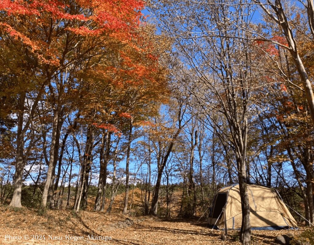 nasu kogen akarupa camp site