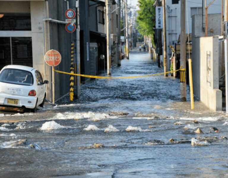 Flooding in Kyoto City