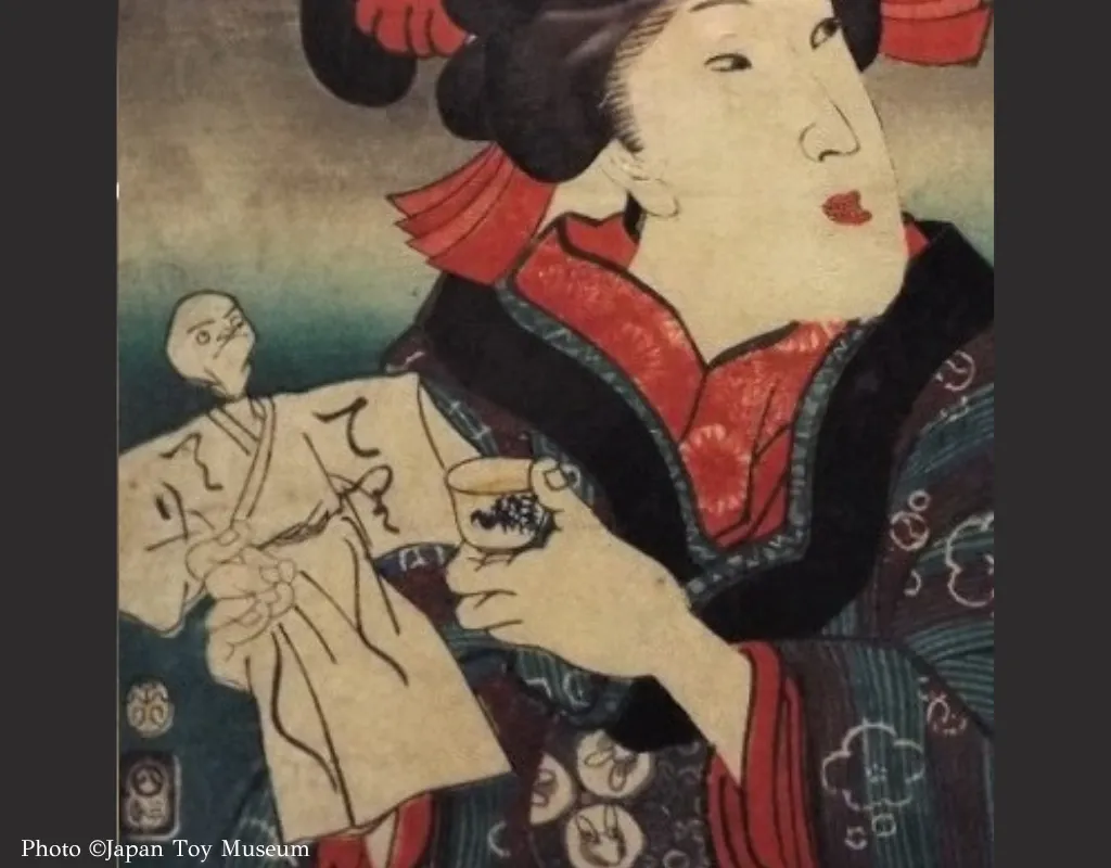teru teru bozu in Ukiyo-e
