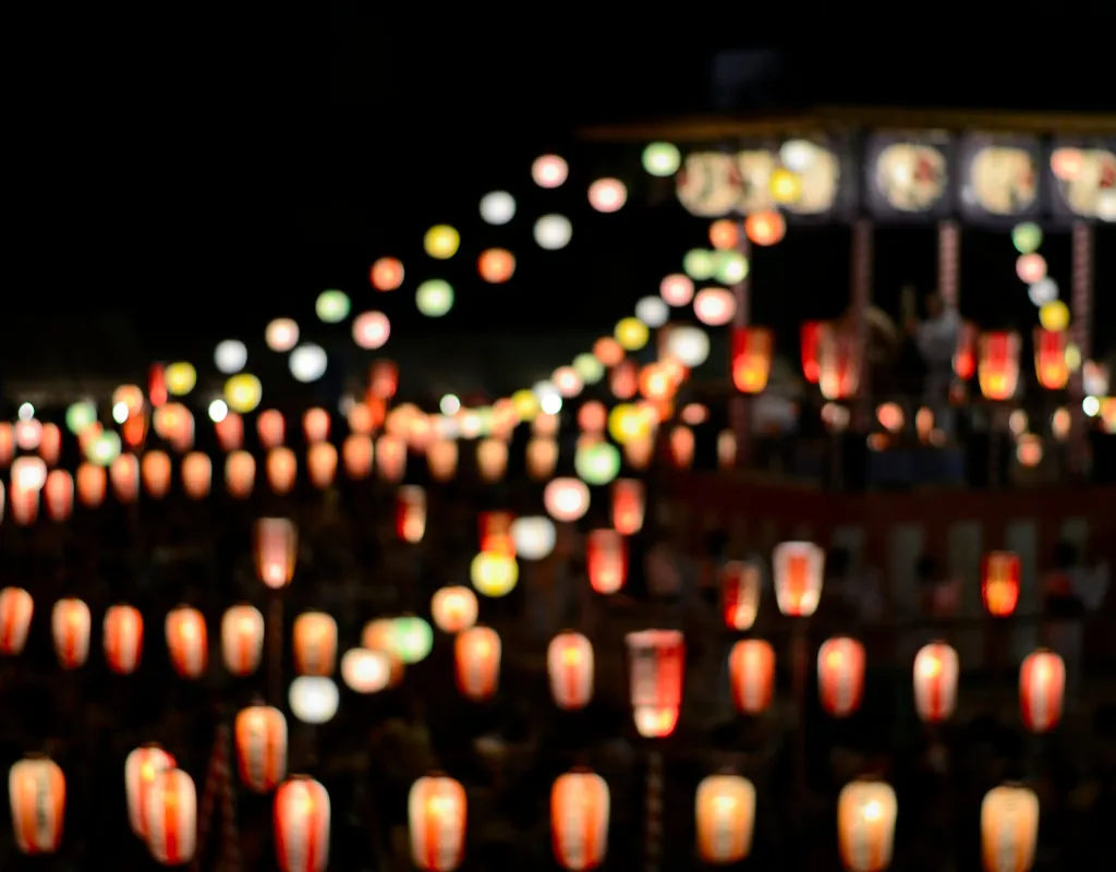 Obon with lantern